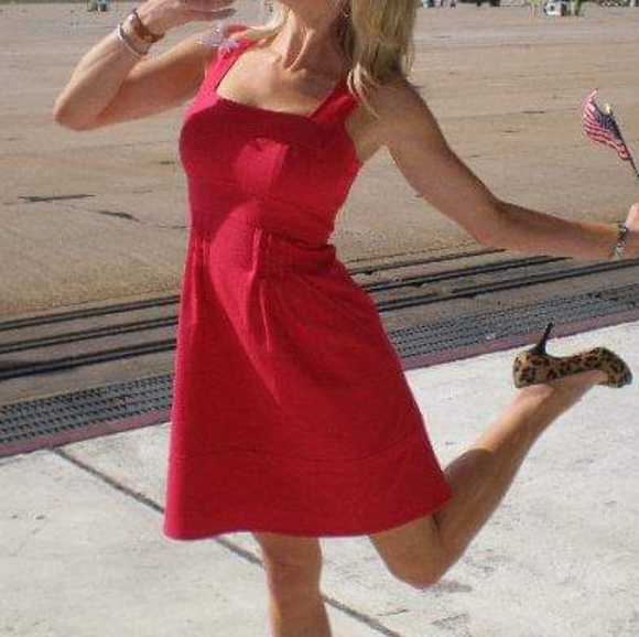 Nanette Lepore Red Dress - Picture 2 of 7